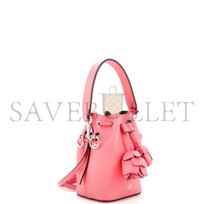 FENDI MON TRESOR 3D FLOWER BUCKET BAG LEATHER MINI (18*12*10cm)